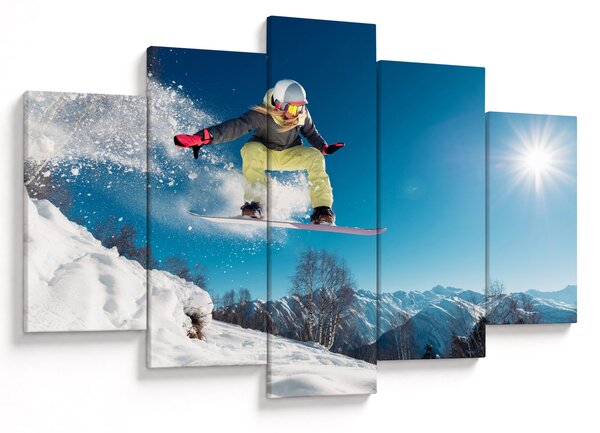 Tablou - Snowboarder (150x105 cm)