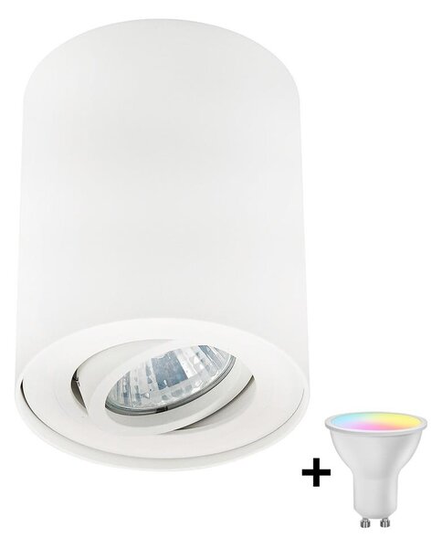 Zuma Line 20038-WH - Spot LED RGBW dimmabil RONDOO 1xGU10/4,8W/230V alb + telecomandă