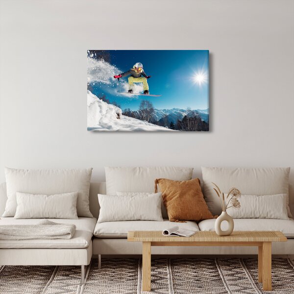 Tablou - Snowboarder (90x60 cm)