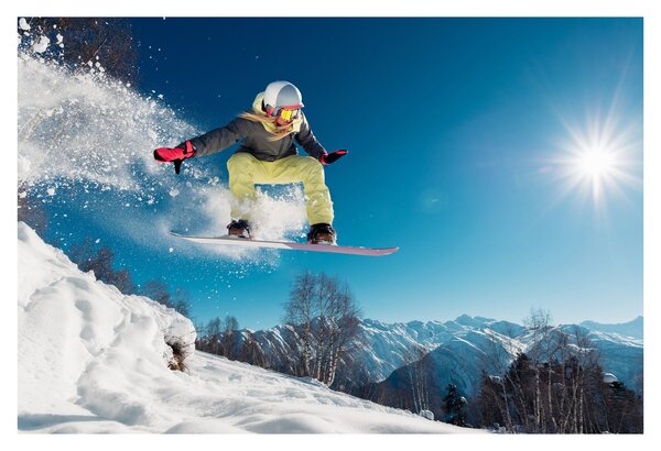 Tablou - Snowboarder (90x60 cm)