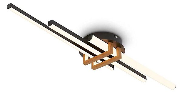 Brilo - Plafonieră LED TINKA LED/21W/230V 3000K negru
