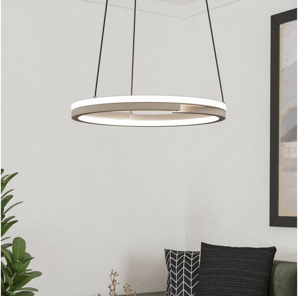 Eglo 901824 - Pendul LED dimabil MEZZOMONTE, 2xLED/20W/230V, bej + telecomandă