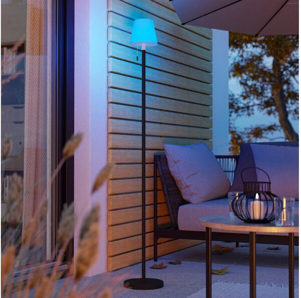 Eglo 75891 - Lampadar de exterior LED RGBW MONTAPALMA-L, cu dimmer, 2,2W/3,7V IP54
