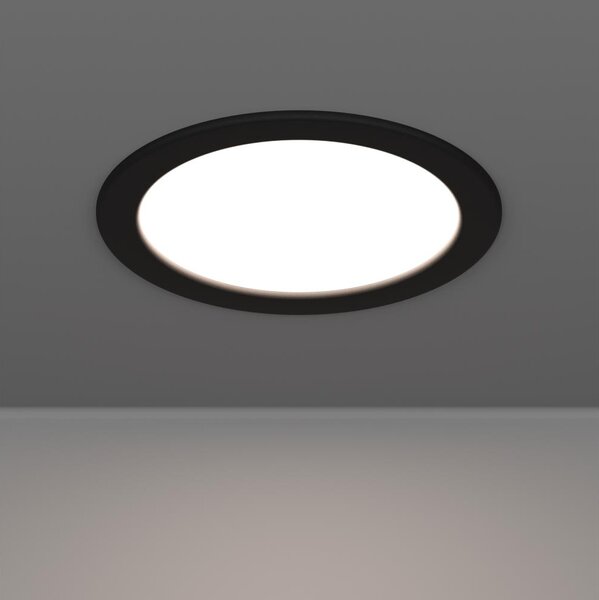 Eglo 901388 - Corp de iluminat LED încastrat FUEVA LED/10,5W/230V diam. 16,8 cm negru