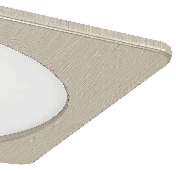 Eglo 901409 - Corp de iluminat LED încastrat FUEVA LED/10,5W/230V 16,6x16,6 cm crom