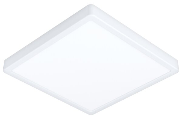 Eglo 901379 - Plafonieră LED RGBW FUEVA-Z, dimabilă, cu sticlă fumurie, LED 13,5 W, 230 V, 29,5 cm, IP44, alb