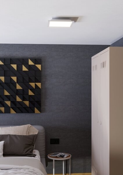 Eglo 901512 - Plafonieră LED RGBW MORADILLO-Z LED/14W/230V 30x30 cm albă