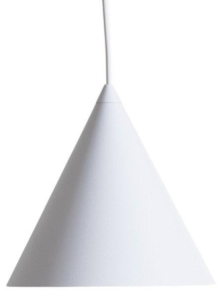 TK Lighting Suspensie Cono, cu trei lumini, liniară, lungime 75 cm, alb, reglabil, Alb, Camera de zi / sufragerie, Metal, Modern