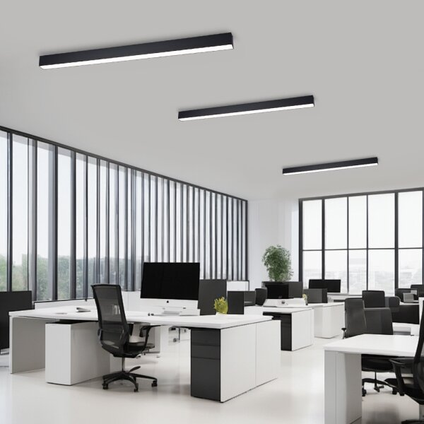 Brilagi - Plafonier LED dimabil SLEEKLINE LED/40W/230V Wi-Fi Tuya negru + telecomandă