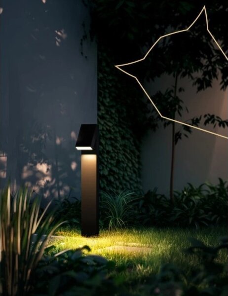 Viking - Lampă solară LED, 1,4 W, 3,7 V, IP65, 3000 K