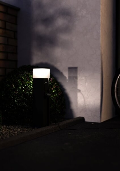 Eglo 901032 - Lampă de exterior cu 2 prize PARK, 1xE27/25W/230V, IP54, antracit