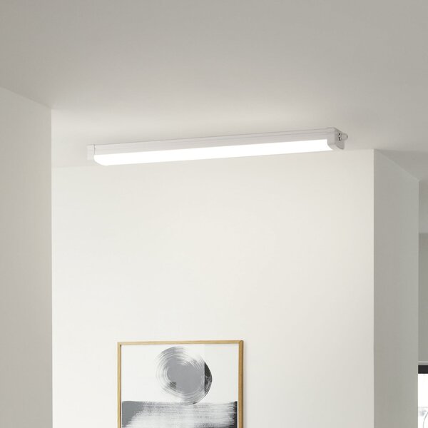 Nordlux Bara luminoasă cu senzor LED Burbank IP65 din plastic, 90 cm, 4.000 K, Alb, Hol, Plastic