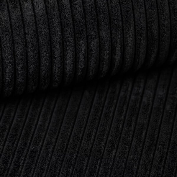 Coltar in forma de U SMART COSARO 295x140 cm, negru
