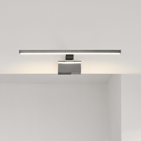 Nordlux Lampă de perete cu LED pentru baie Marlee, metal, cromat, 50 cm, 3.000K, Metalic, Baie, Metal, Modern