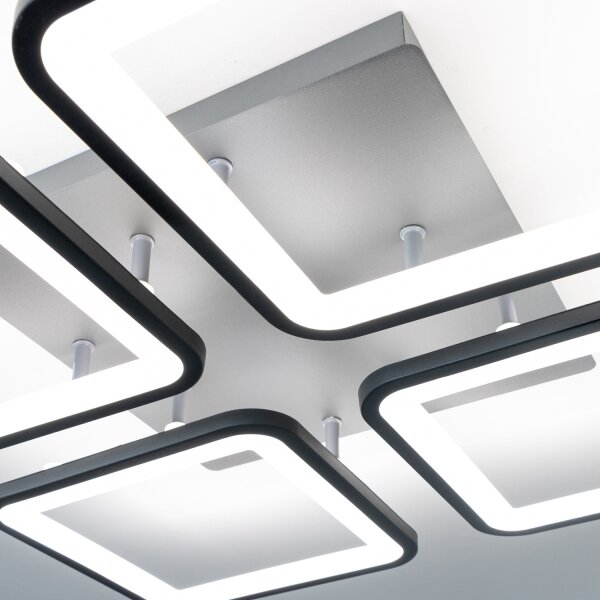 Lustră LED dimabilă aplicată Brilagi SQUARED LED/85W/230V 3000-6500K + telecomandă