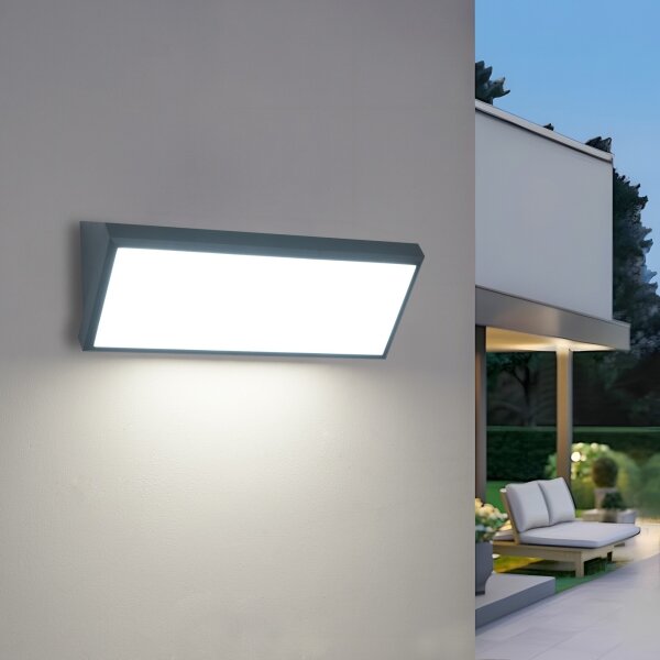 Brilagi - Aplică LED de exterior TRIANGLE LED/42W/230V antracit IP65