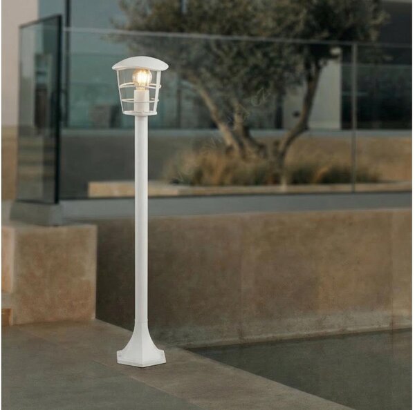 Eglo 18799 - Lampă LED de exterior ALORIA 1xE27/8,5W/230V IP44 albă