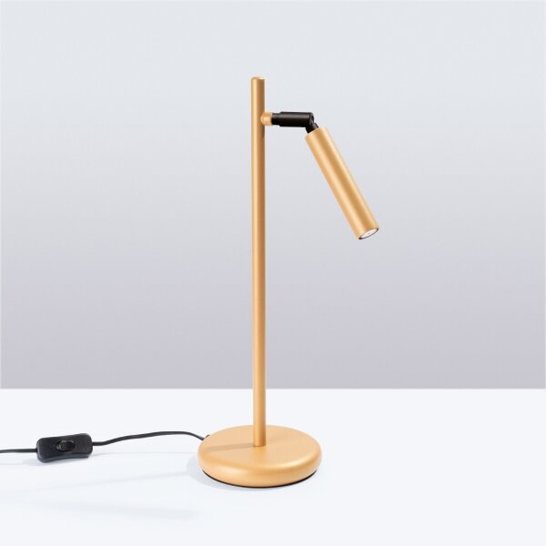 Lampă de masă Sollux SL.1470 PASTELO 1xG9/8W/230V auriu
