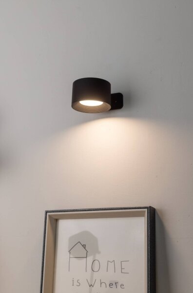 Eglo 74117 - Lampă de perete LED tactilă, reîncărcabilă, reglabilă MURAGLIE LED/5W/5V 2000 mAh negru
