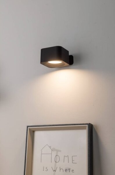 Eglo 74119 - Aplica de perete LED MURAGLIE, reglabilă, reîncărcabilă, cu comandă tactilă, LED/5W/5V 2000 mAh, negru