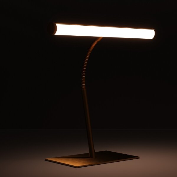 Eglo 901983 - Lampă LED de birou dimerabilă RICCIONE LED/5W/230V 2700/4000/6500K aurie