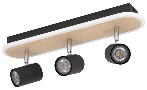 Eglo 901633 - Spot LED RIMBOCCHI, 20W/230V, maro/negru