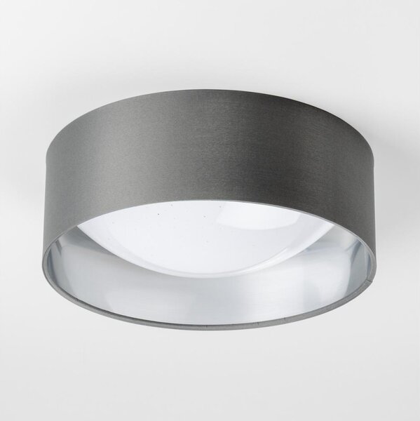 Plafonieră LED 12W, 230V, diam. 32 cm, gri/argintiu