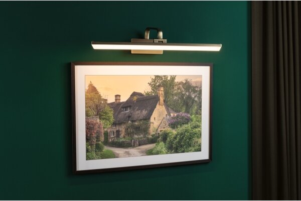 Paulmann 95570 - Lampă LED pentru tablouri RENAN, 11W, 230V, 60 cm, alamă