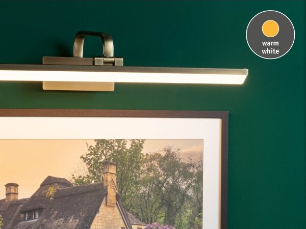 Paulmann 95570 - Lampă LED pentru tablouri RENAN, 11W, 230V, 60 cm, alamă