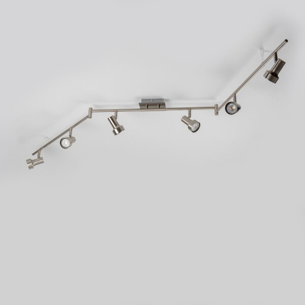 Spot LED 6xGU10/4,7W/230V crom mat