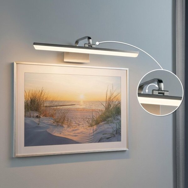 Paulmann 95573 - Aplica pentru tablouri RENAN, LED 11 W, 230 V, 60 cm, crom mat