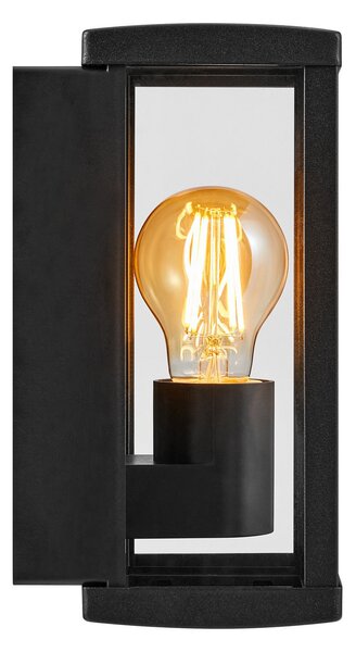 Nordlux Aplică de exterior Luchy, felinar, negru, metal, E27, reglabil, Negru, Metal, Modern, Felinar