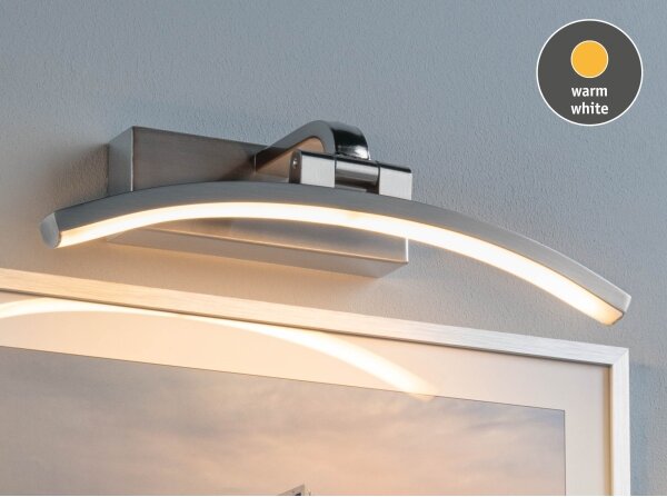 Paulmann 95556 - Lampă LED pentru tablouri BENTO, 6 W, 230 V, 30 cm, crom mat