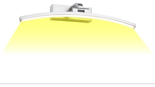Paulmann 95557 - Aplica LED pentru tablouri BENTO, 8,5 W, 230 V, 40 cm, crom mat
