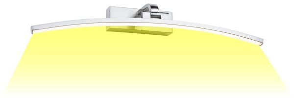 Paulmann 95558 - Aplica LED BENTO 10 W pentru tablouri, 230 V, 50 cm, crom mat