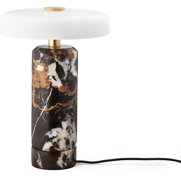 DESIGN BY US Lampă de masă reîncărcabilă Trip LED, colorată / albă, marmură, sticlă,, reglabil, Multicolor, Marmură, Design