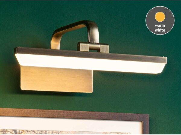 Paulmann 95568 - Lampă pentru tablou RENAN LED/6W 230V 30 cm alamă