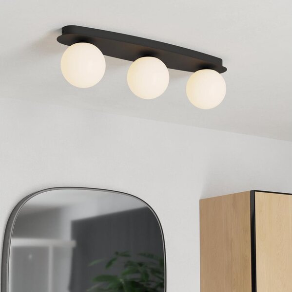 Eglo 902092 - Plafonieră LED pentru baie CASTROVIDO 3xG9/4,2W/230V IP44 neagră