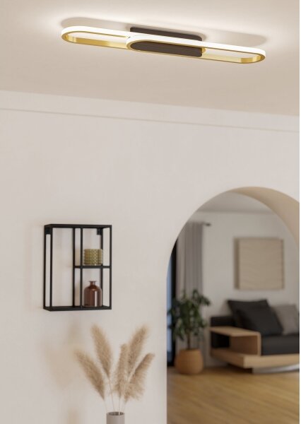 Eglo 902159 - Plafonieră LED CONIVARENA, 20W, 230V, 2700/4000/6500K, auriu