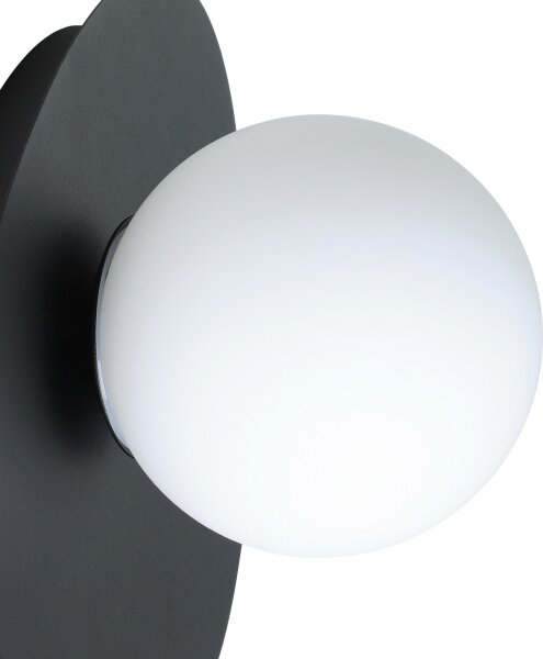 Eglo 902091 - Aplică LED de perete pentru baie CASTROVIDO, 1xG9/4,2W/230V, IP44, neagră