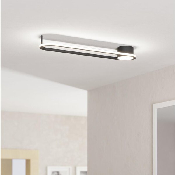 Plafonieră LED Eglo COLLECORVINO 902151-LED, 24W/230V, 2700/4000/6500K, neagră