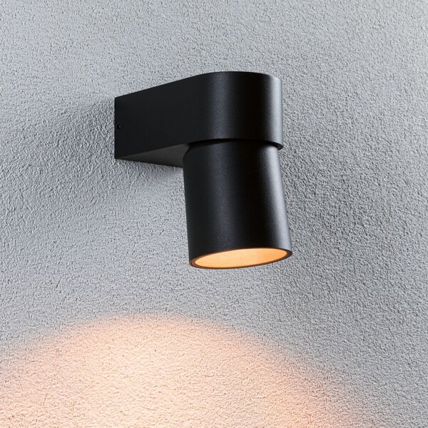 Paulmann LED pentru exterior Kimu, antracit, 2.200 K, Negru, Aluminiu, Modern