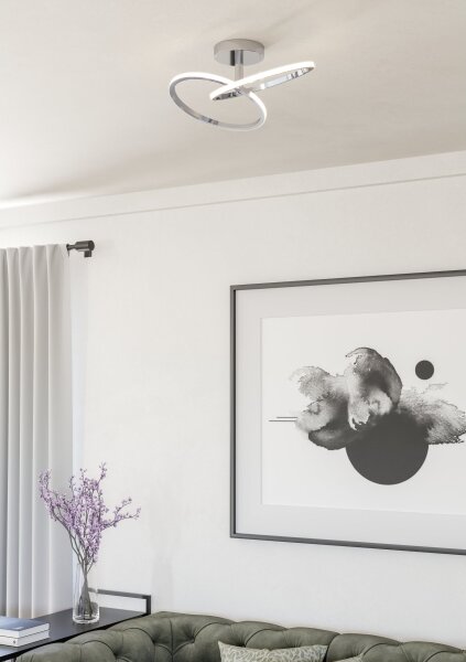 Eglo 902145 CONGIUNTI - Plafonieră LED 12W/230V 2700/4000/6500K, crom