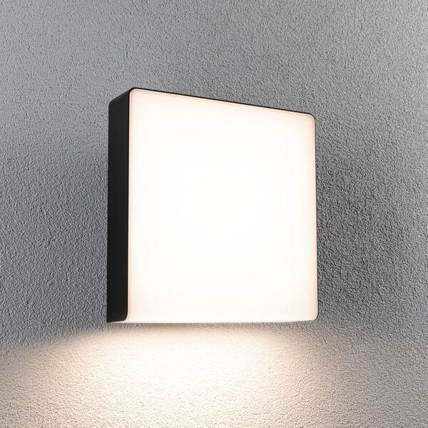 Paulmann LED cu LED-uri pentru exterior Azalena, senzor, antracit, Negru, Aluminiu