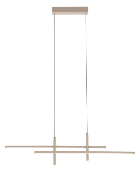 Eglo 901887 - Lustră LED suspendată pe cablu TREPILIANO LED/20W/230V bej
