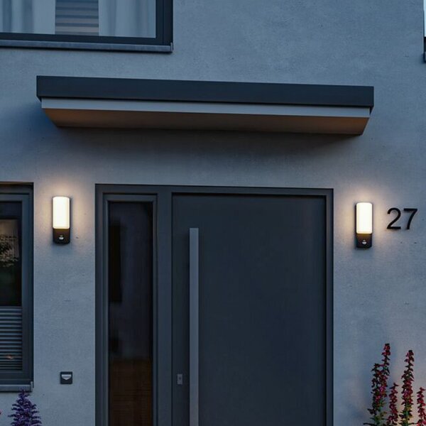 Paulmann LED cu LED-uri pentru exterior Bonnie, aluminiu, antracit, Negru, Aluminiu
