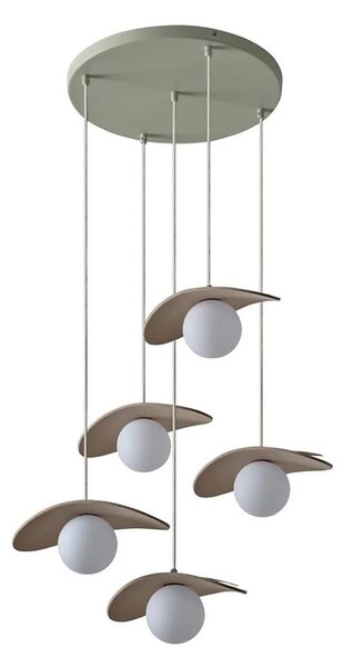 Osram DECOR PEARL – lustru suspendat pe cablu, 5x G9, 5W, 230V, bej