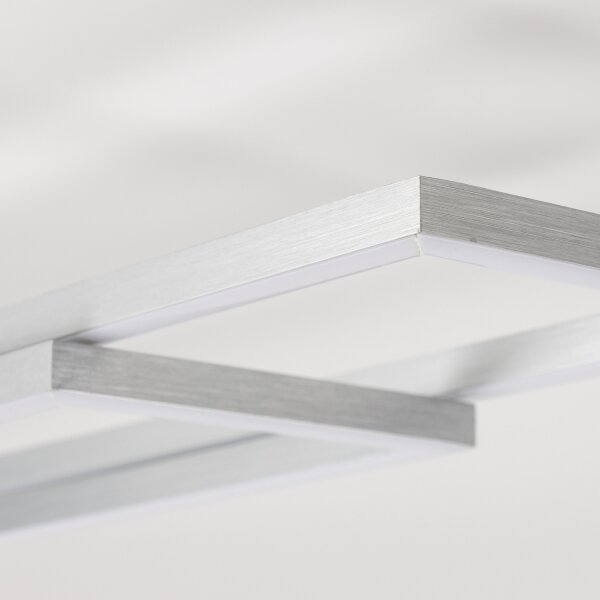 Plafonieră LED/40W/230V crom mat