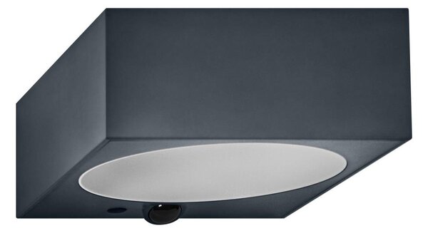 Osram - Aplică solară LED de perete ENDURA STYLE, 10,7 W, 4,2 V, 2000 mAh, IP65, antracit