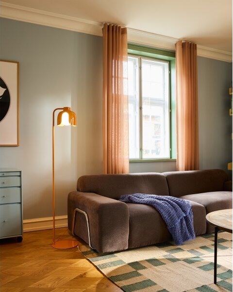 Osram - Lampadar DECOR COROLLE 1xE27/15W/230V, portocaliu